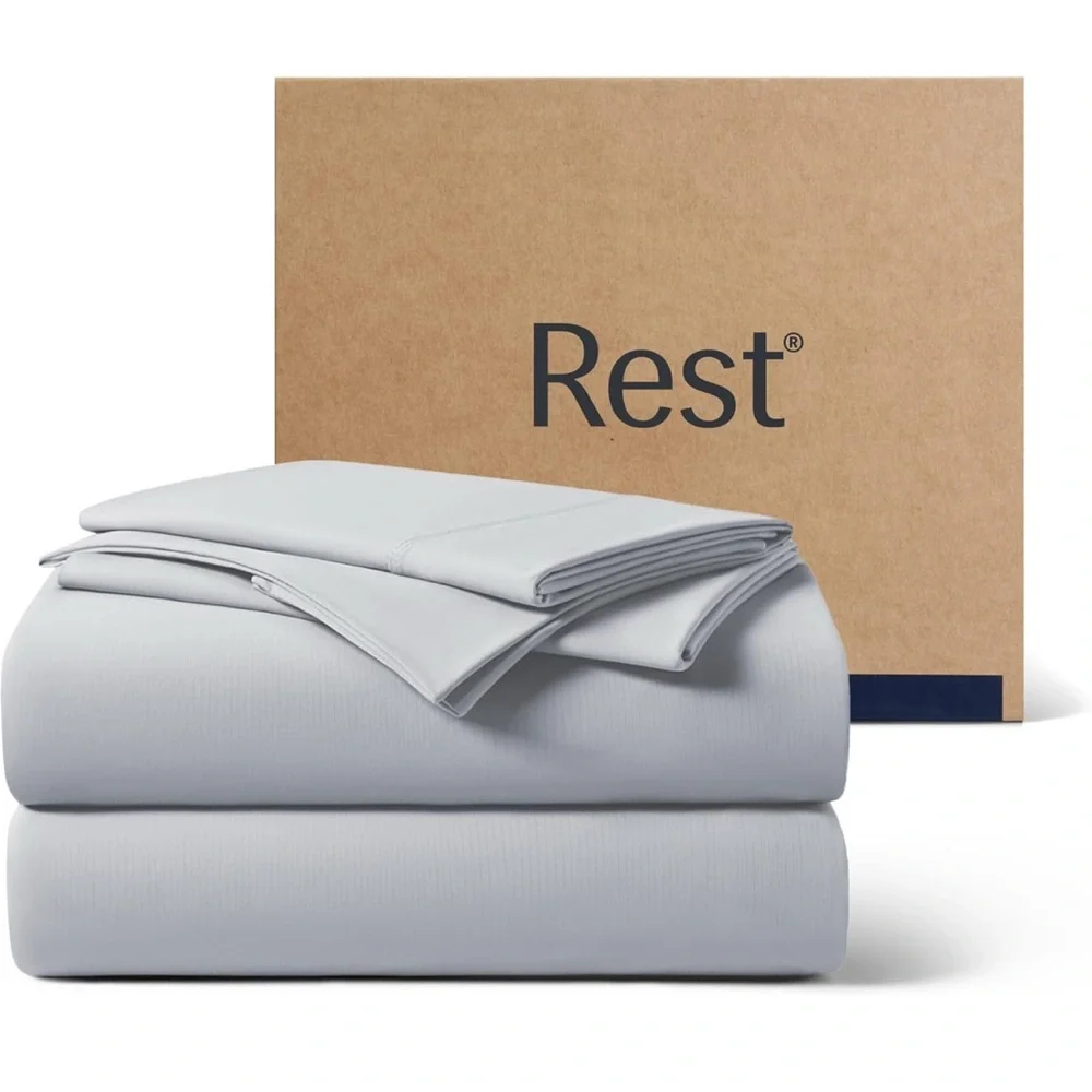 Rest Evercool 3 Piece Starter Cooling Full Fitted Sheet For Hot Sleepers 51x71